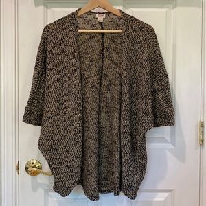 Woven shrug